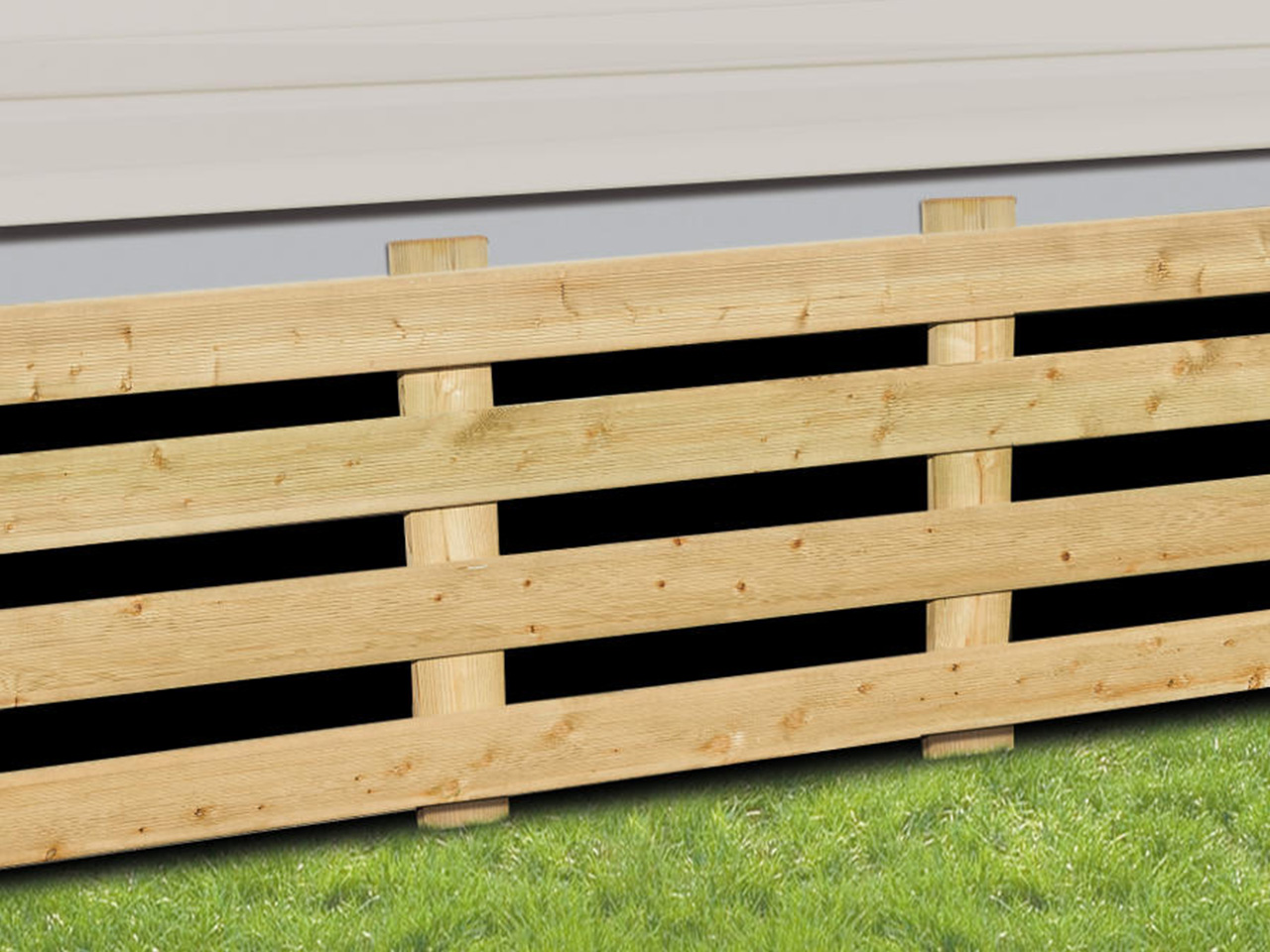 Soubassement Bois pour mobil-home | Clairval